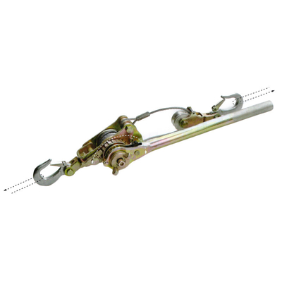 3/16 Inch Cable Diameter Hand-Operated Wire Rope Puller dengan 18 1 Leverage Ratio