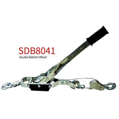 Manual Karet Handle Steel Kabel Puller 2400MM Panjang untuk Kabel Galvanis