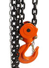 Orange Heavy Duty Chain Lifter, Rantai Pulley Blok 30 ton CE GS