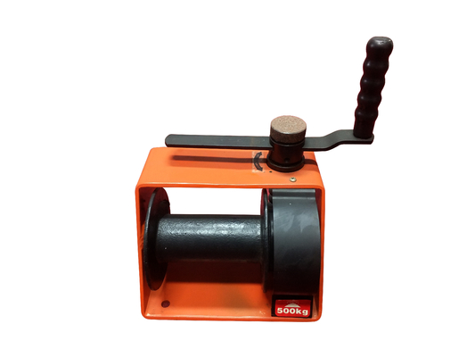 Winch Pengangkat Tangan 600lb 15 1 Rasio Gigi Kontrol Beban Halus Palet Warna O/B/Y