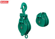0.5t To 10t Double Sheave Block Pulley Green Painted Tipe Terbuka