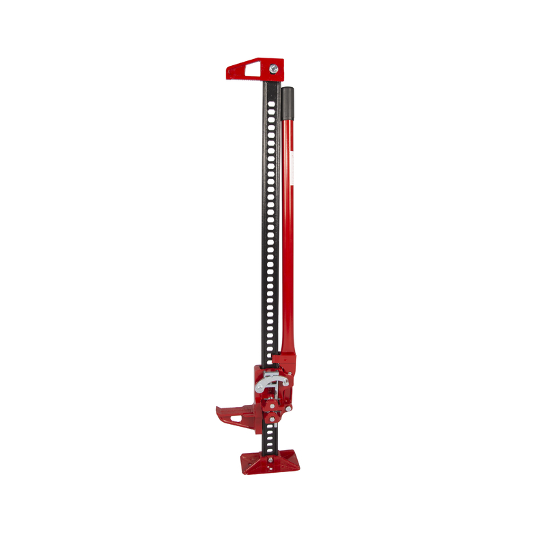 Heavy Duty Steel Lifting Jack dengan Safety Overload System Permukaan Chrome dicat merah/biru